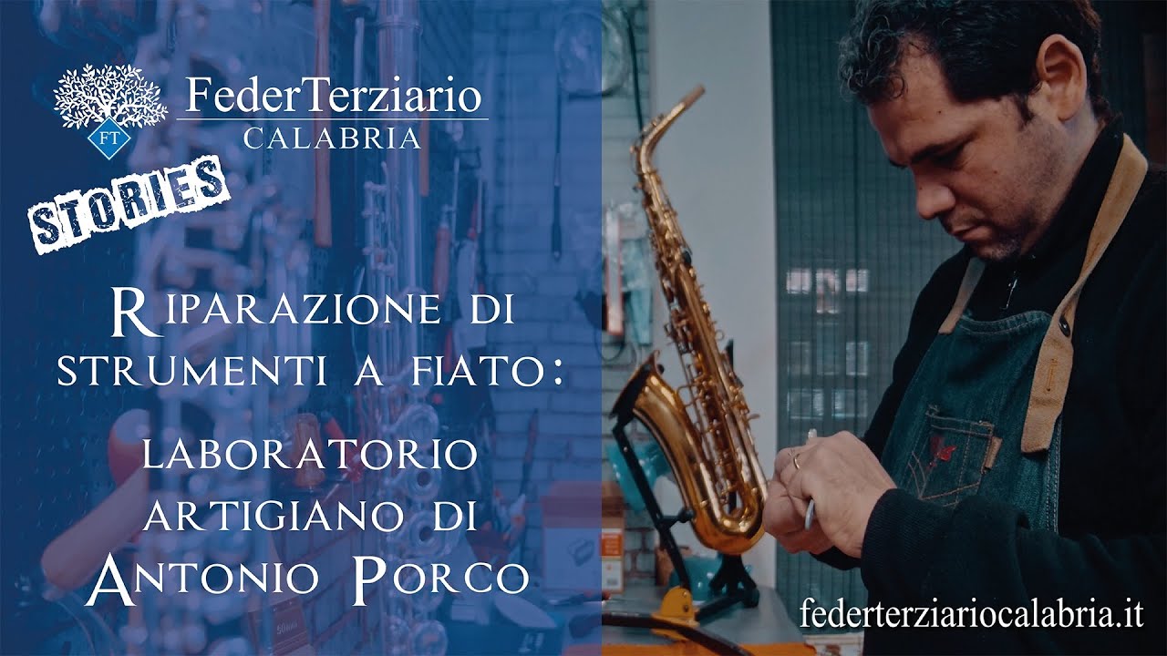 Riparazione e manutenzione di strumenti a fiato: il laboratorio artigiano di Antonio Porco