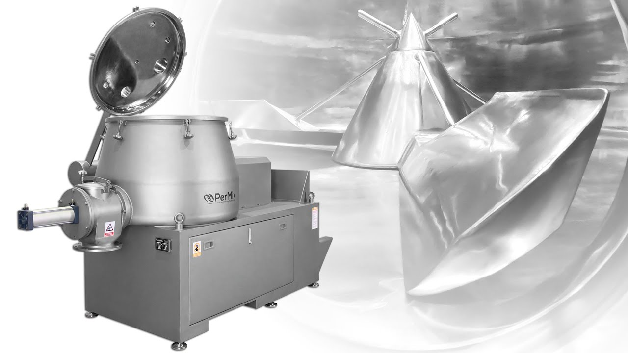 Industrial Mixers and Mixing Equipment - PerMix Powder mixer, PDI 600 High Speed Mixer-Granulator