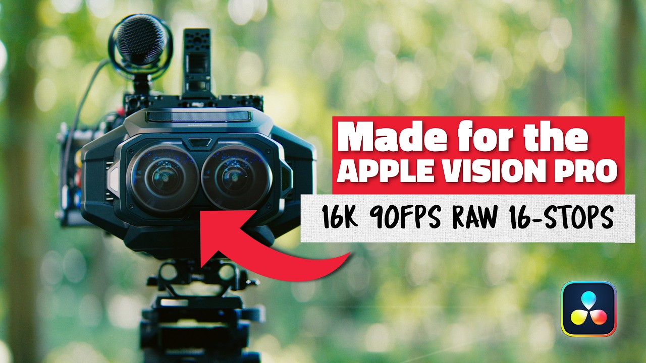 Apple IMMERSIVE Video for the VISION PRO - Blackmagic URSA Cine Immersive Camera Review