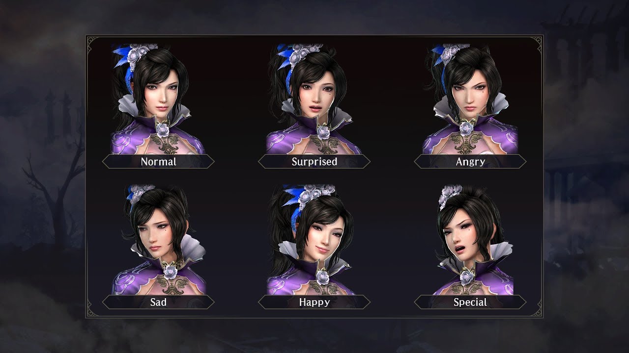 Warriors Orochi 4 Voice Gallery: 甄姫 (Zhen Ji) CV 住友優子 (Sumitomo Yūko)