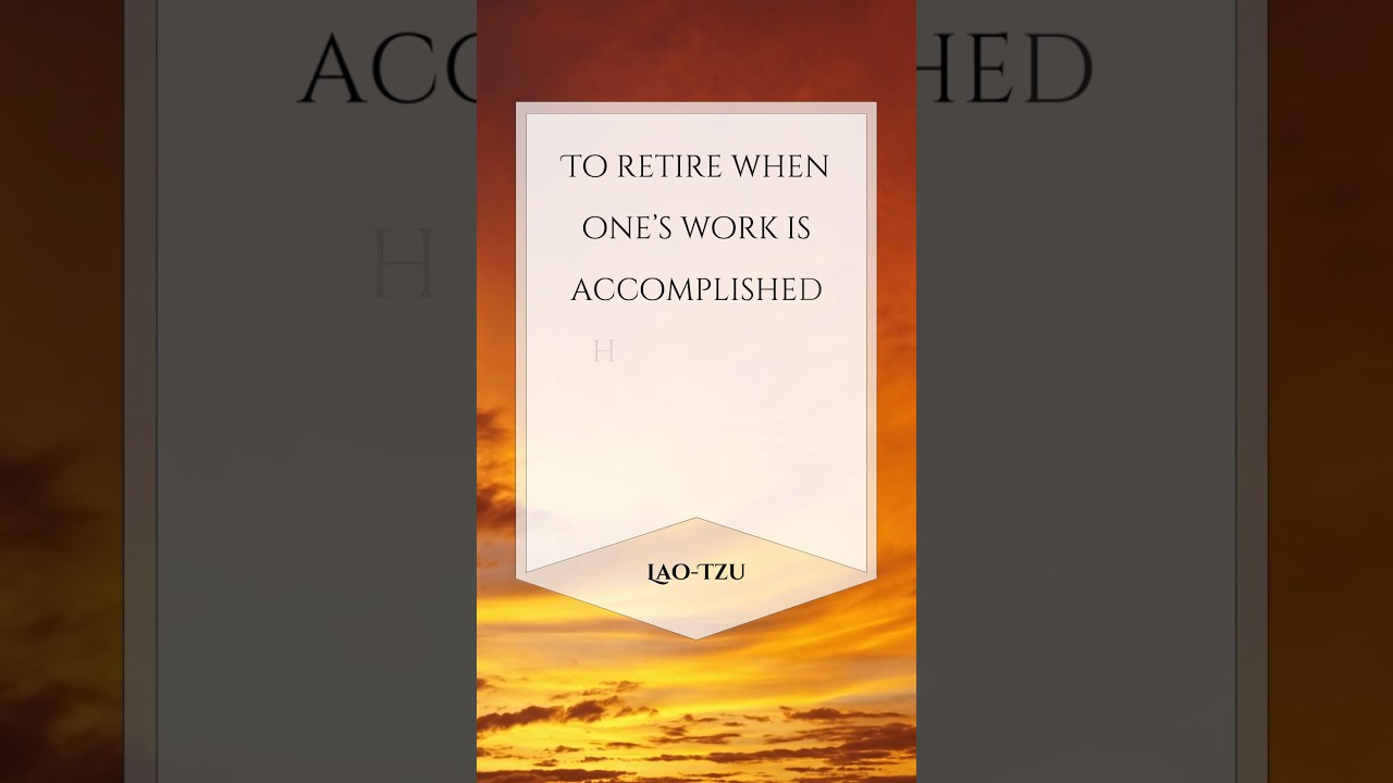 The Wisdom of Lao-Tzu  🌿 Harmonizing with Life's Flow 🌀 