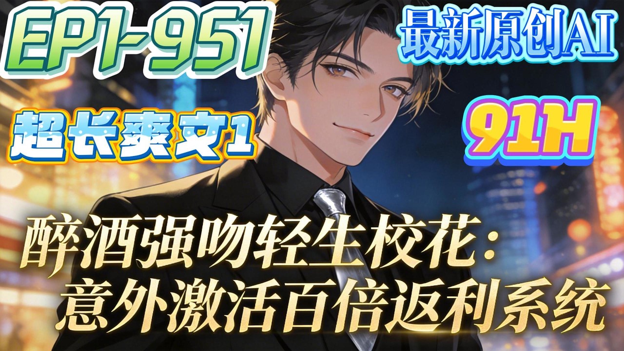 【🔥超长爽文🔥】《醉酒强吻轻生校花：意外激活百倍返利系统》第1-951集p1 |桥上救下一名意图轻生的美女，酒精刺激下做了轻薄之事，却意外触发了返利系统。 美女对自己好感度越高，返利的倍数越高。