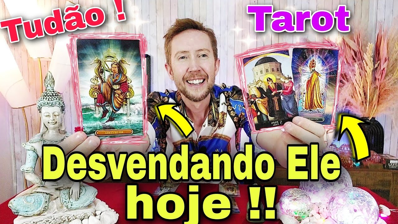 Desvendando ele hoje ! Tudo sobre ele hoje ! Como ele est&aacute; em rela&ccedil;&atilde;o a mim hoje tarot?Ele hoje taro