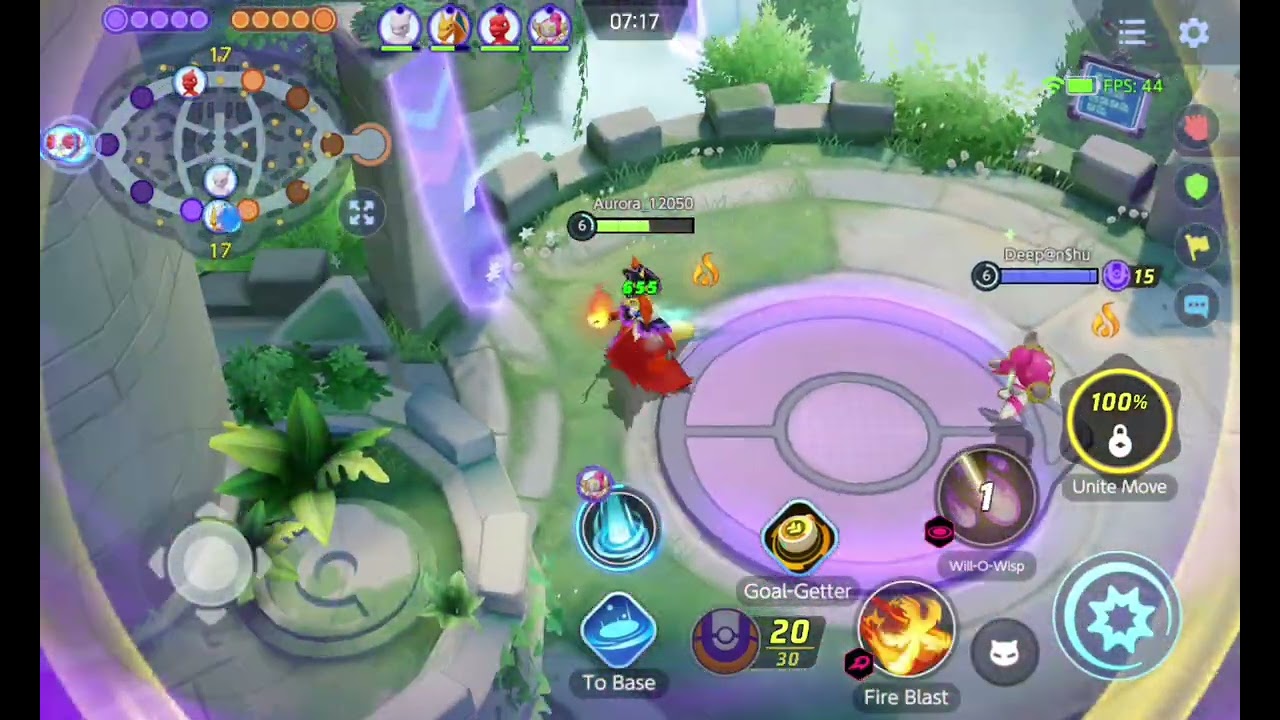 Delphox gameplay  || Ranked Match - Theia Sky Ruins || #AuroraElysgaming, #PokemonUnite 05032026