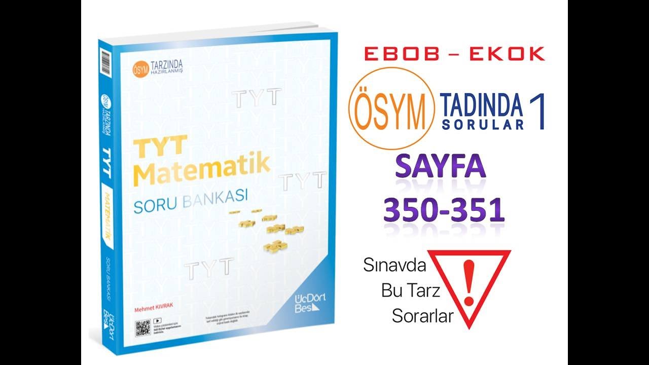 EBOB-EKOK ÖSYM TADINDA 1  (345 TYT MATEMATİK 2025)