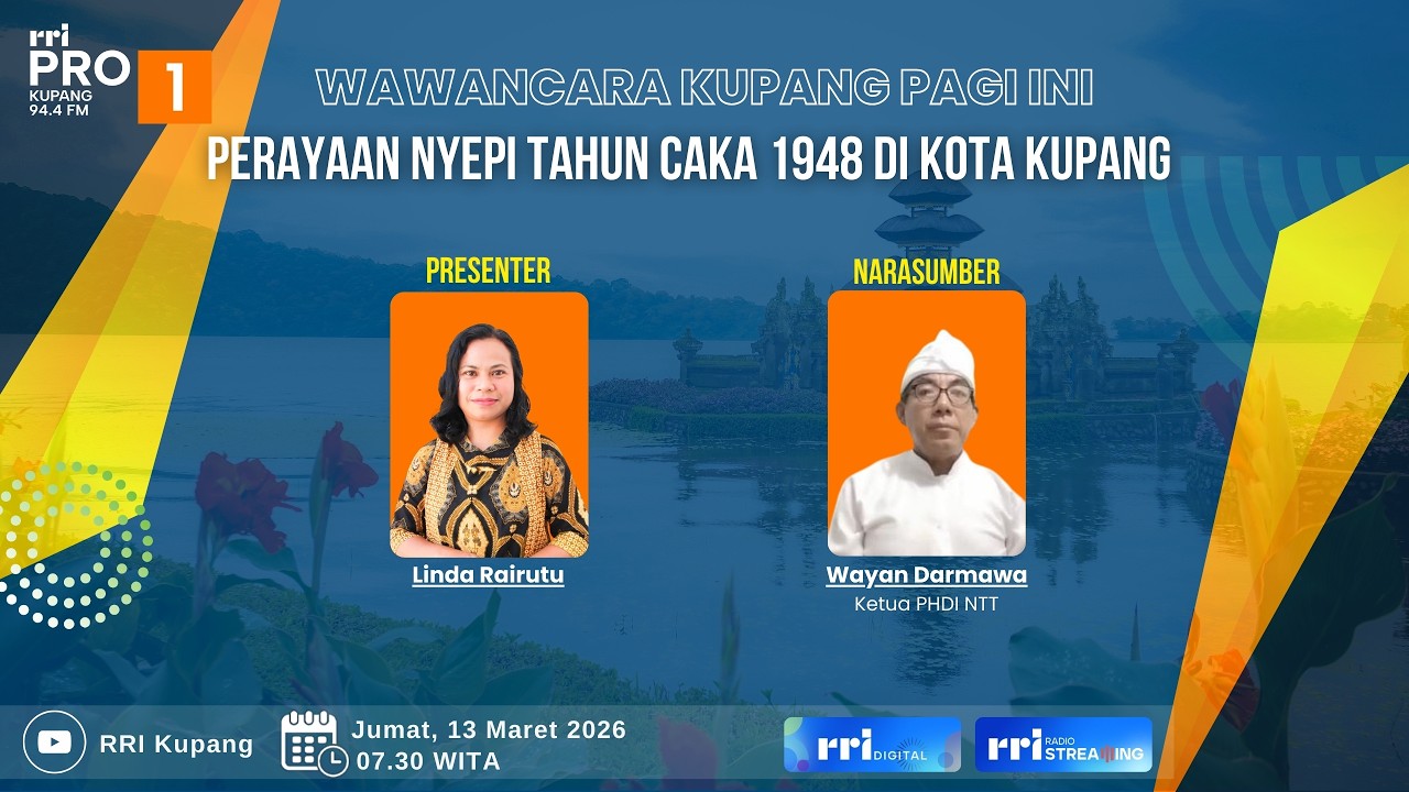[LIVE] PERAYAAN NYEPI TAHUN CAKA 1948 DI KOTA KUPANG | RRI KUPANG