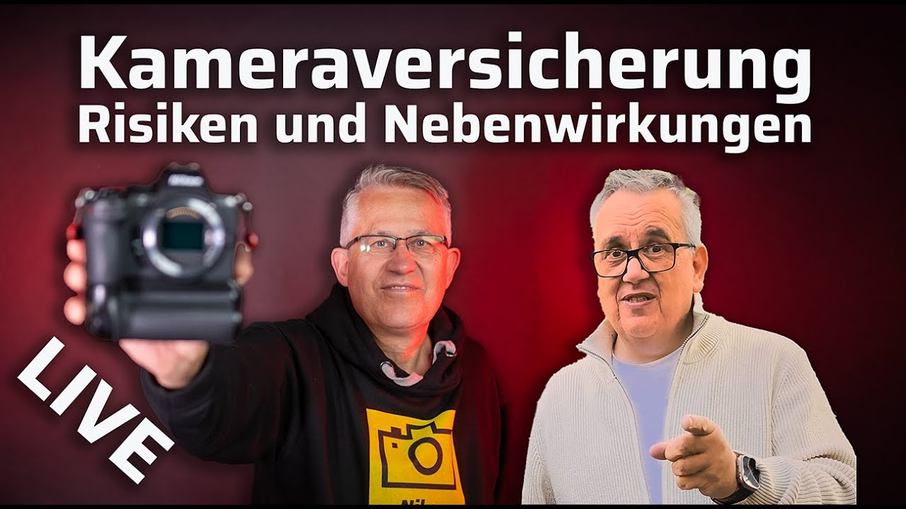 Kameraversicherung einfach erklärt – Live Q&A mit Versicherungsexperte Roy Goebel 📸🔒