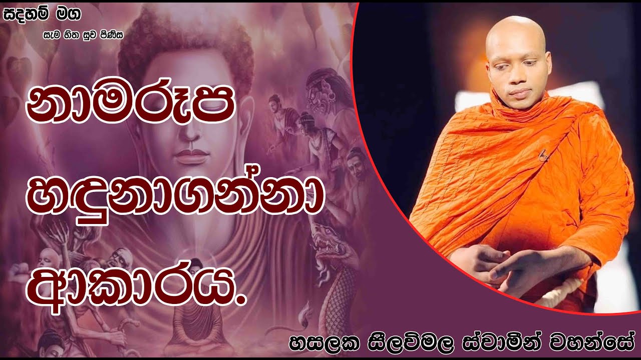 නාමරූප හඳුනාගන්නා ආකාරය.1457Ven Hasalaka Seelawimala Thero