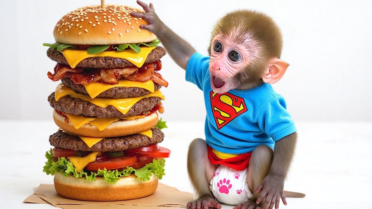 Macaco Bon Bon e o patinho juntos exploram o misterioso banheiro dourado  - MACACO BON BON
