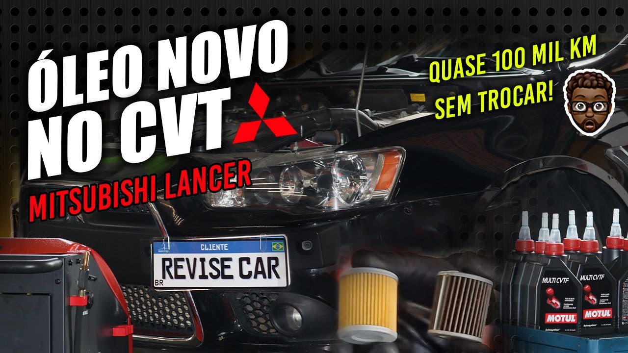 Troca de óleo do CÂMBIO CVT Mitsubishi LANCER