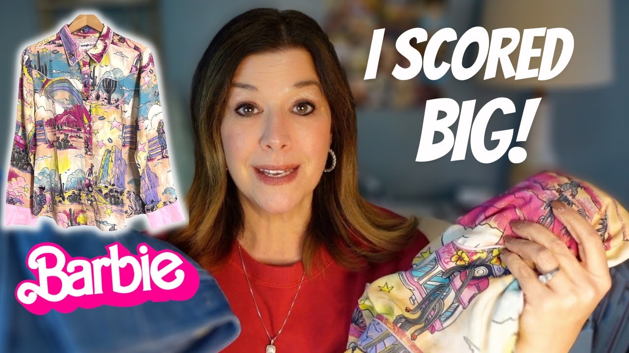 This Barbie Shirt Sold for 10X what I paid in under 24 hrs! Thrift with me at Savers!