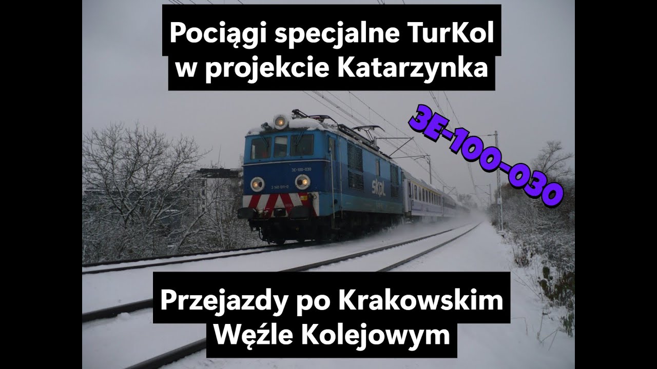 Przejazdy pociągów specjalnych TurKol po Krakowie. Pociągiem na dzień kolejarza!