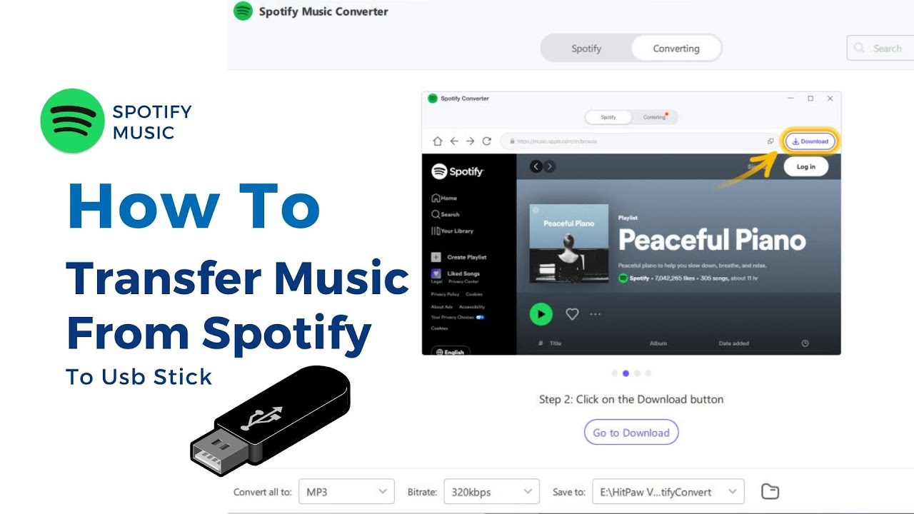 Как перенести музыку из Spotify на USB-накопитель (для прослушивания офлайн)