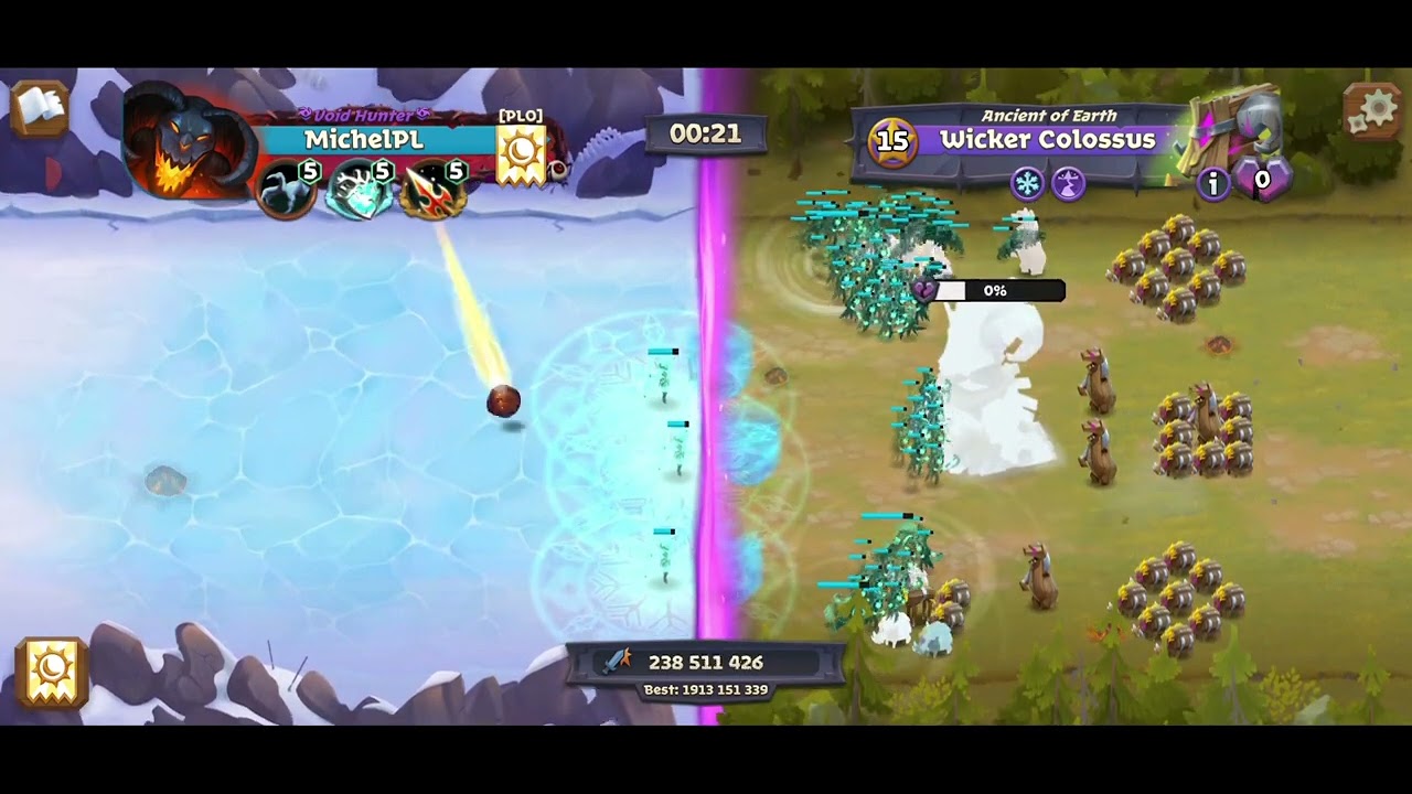 Battle legion raid boss Wicker collosus BIG BUG !!!!