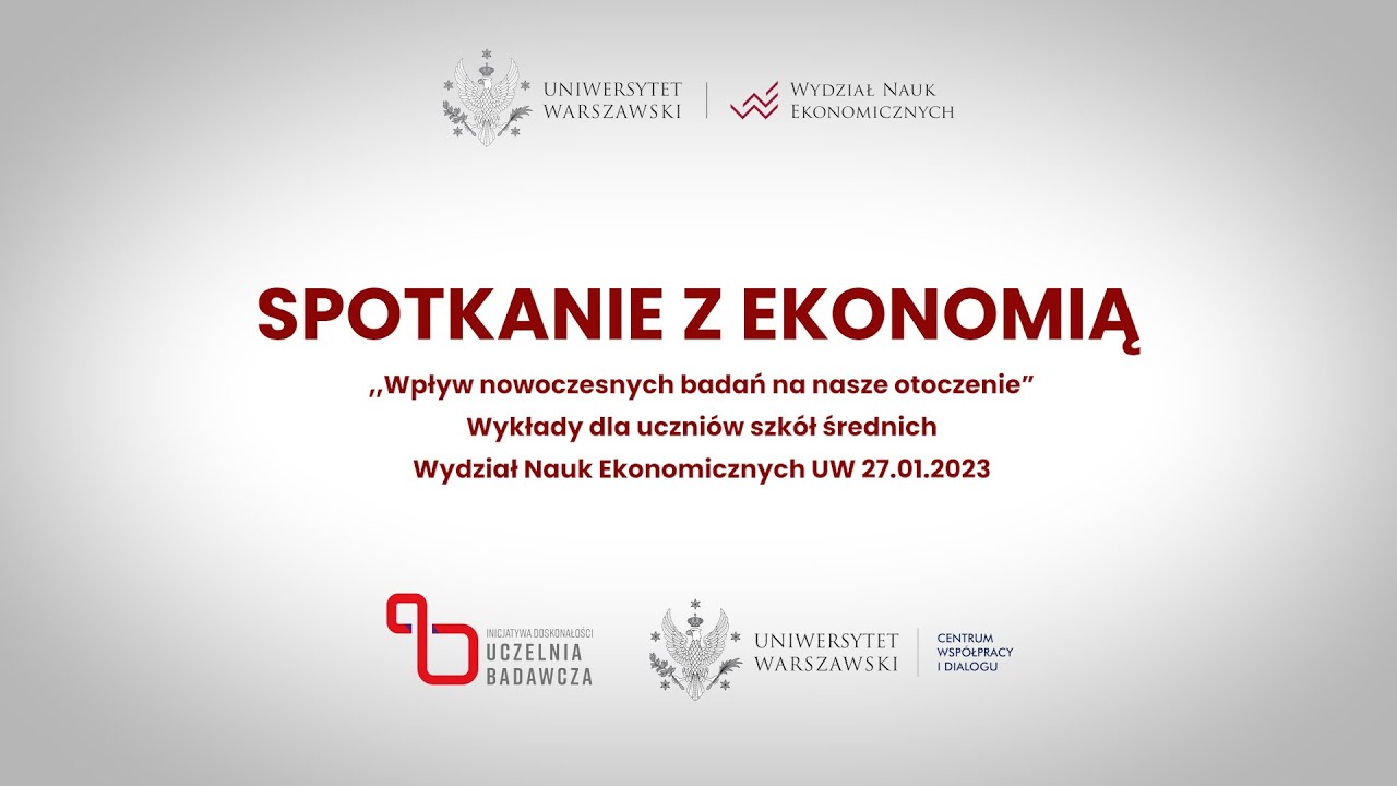 Spotkanie z Ekonomią WNE UW