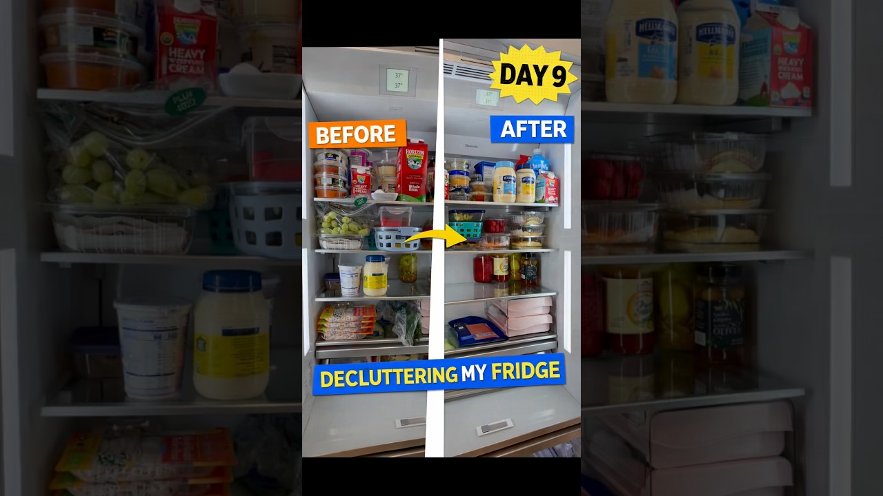 Fridge Declutter With Me | Simple Organization for Busy Moms