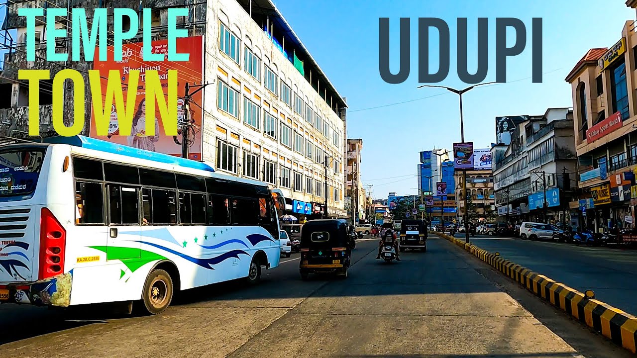 Udupi || Temple Town || Udupi City Road View || Travel Vlog || 4K Video
