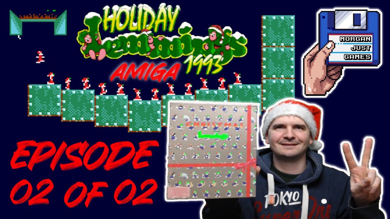 Holiday Lemmings 1993 - Прохождение на Amiga, эпизод 2 из 2 - Blizzard