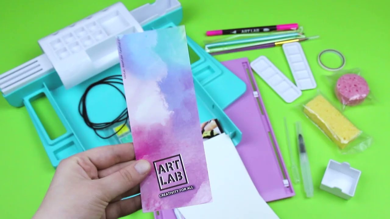 Набор для творчества Art Lab Фабрика Watercolor Акварель Canal Toys
