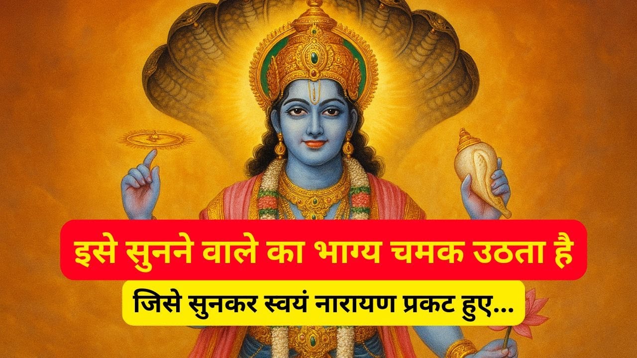 नारायण स्तुति | इसे सुनने वाले का भाग्य चमक उठता है
