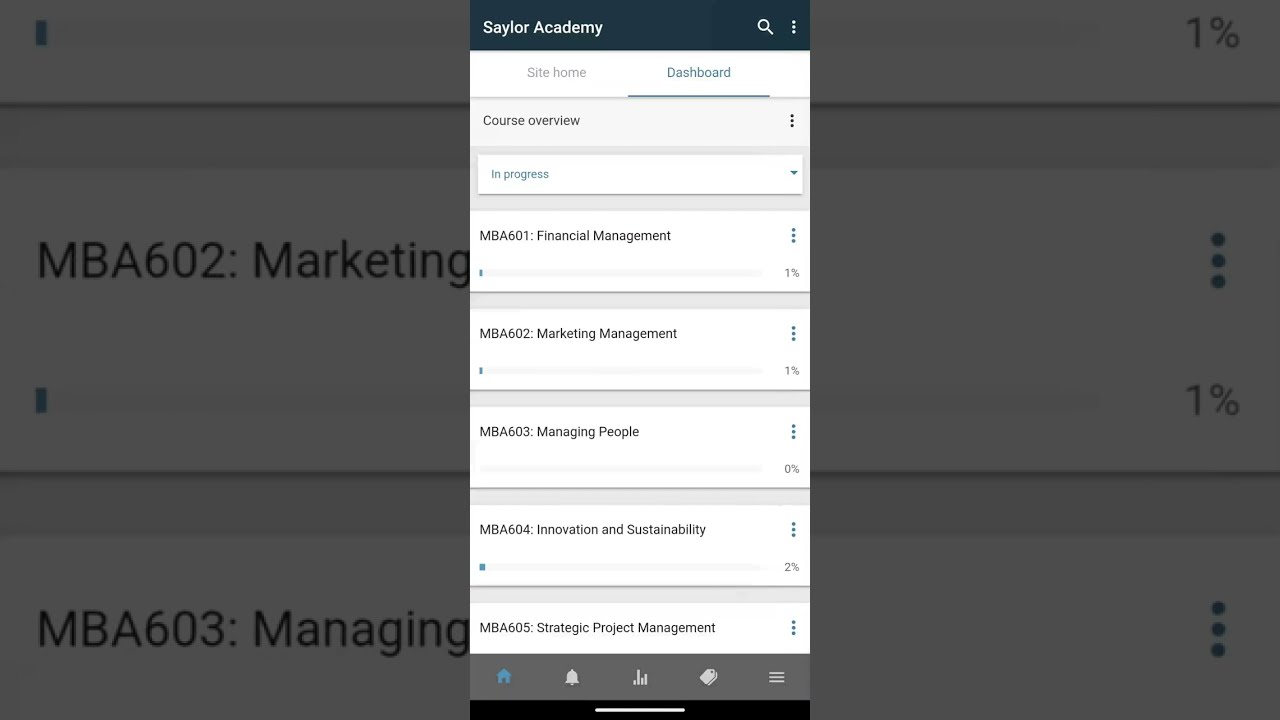 Using the Saylor Academy Mobile App