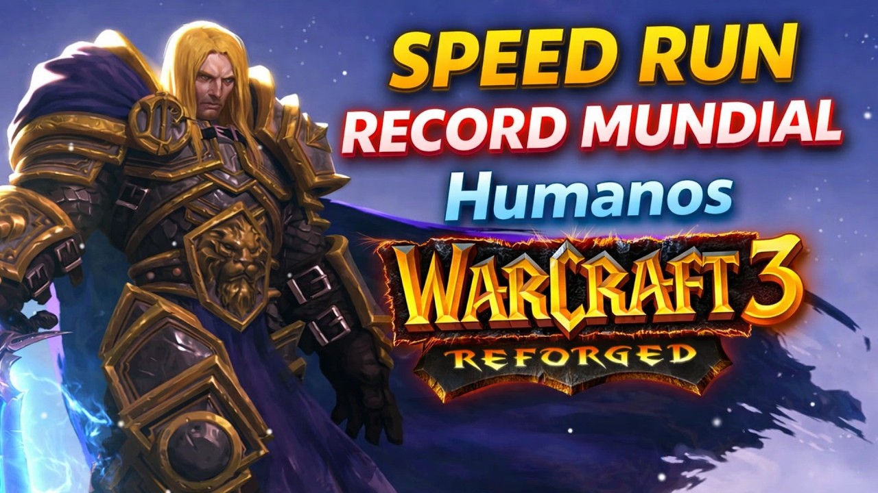 Los TRUCOS del MEJOR SPEED RUN RECORD MUNDIAL de WARCRAFT 3 REFORGED DIFICIL | Humanos