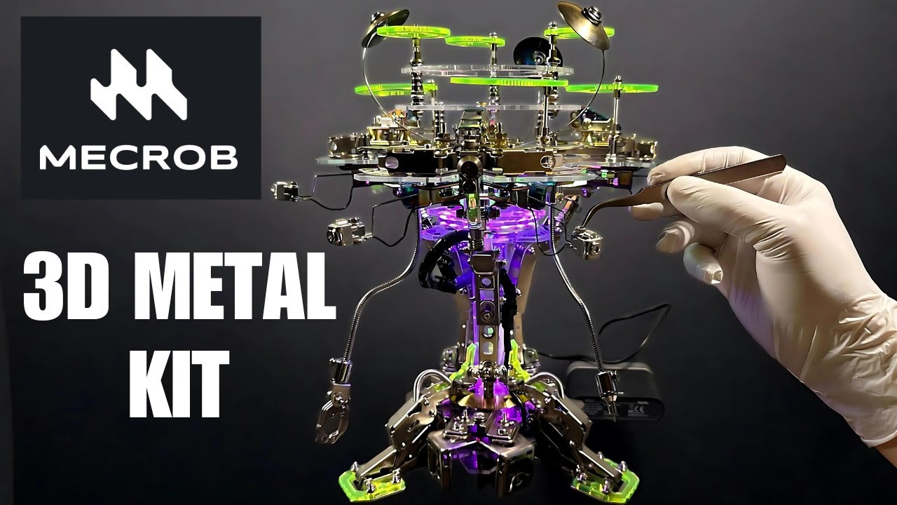 Building The CYBER ORIGIN Metal Model Kit By MECROB | CYBERMETA SERIES