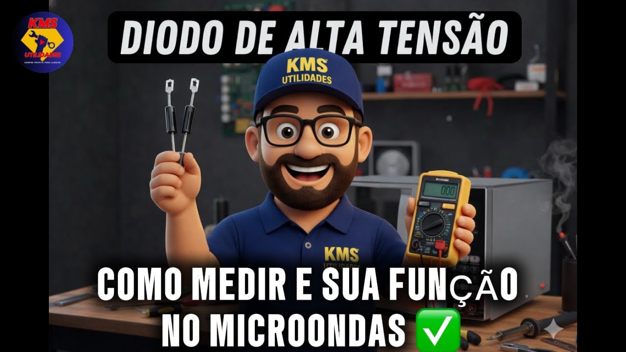 Diodo de Alta Tensão e Bidirecional: Aprenda como funcionam e como medir.