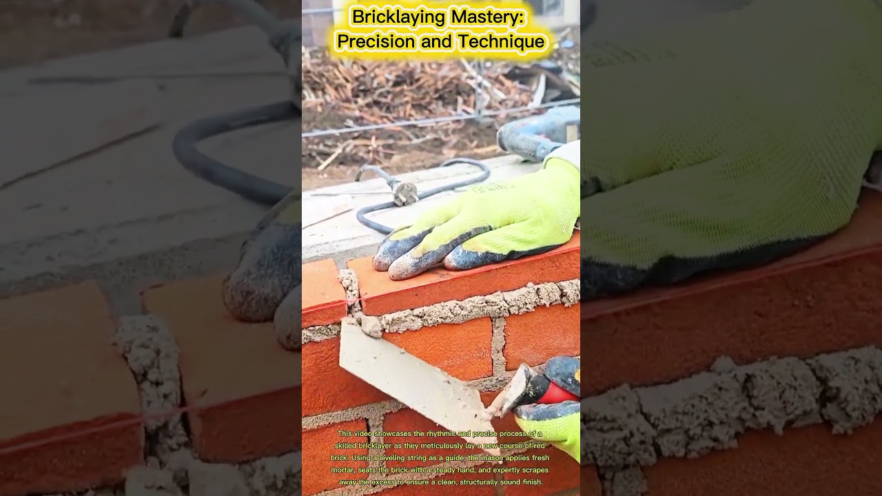 Bricklaying Mastery: Precision and Technique