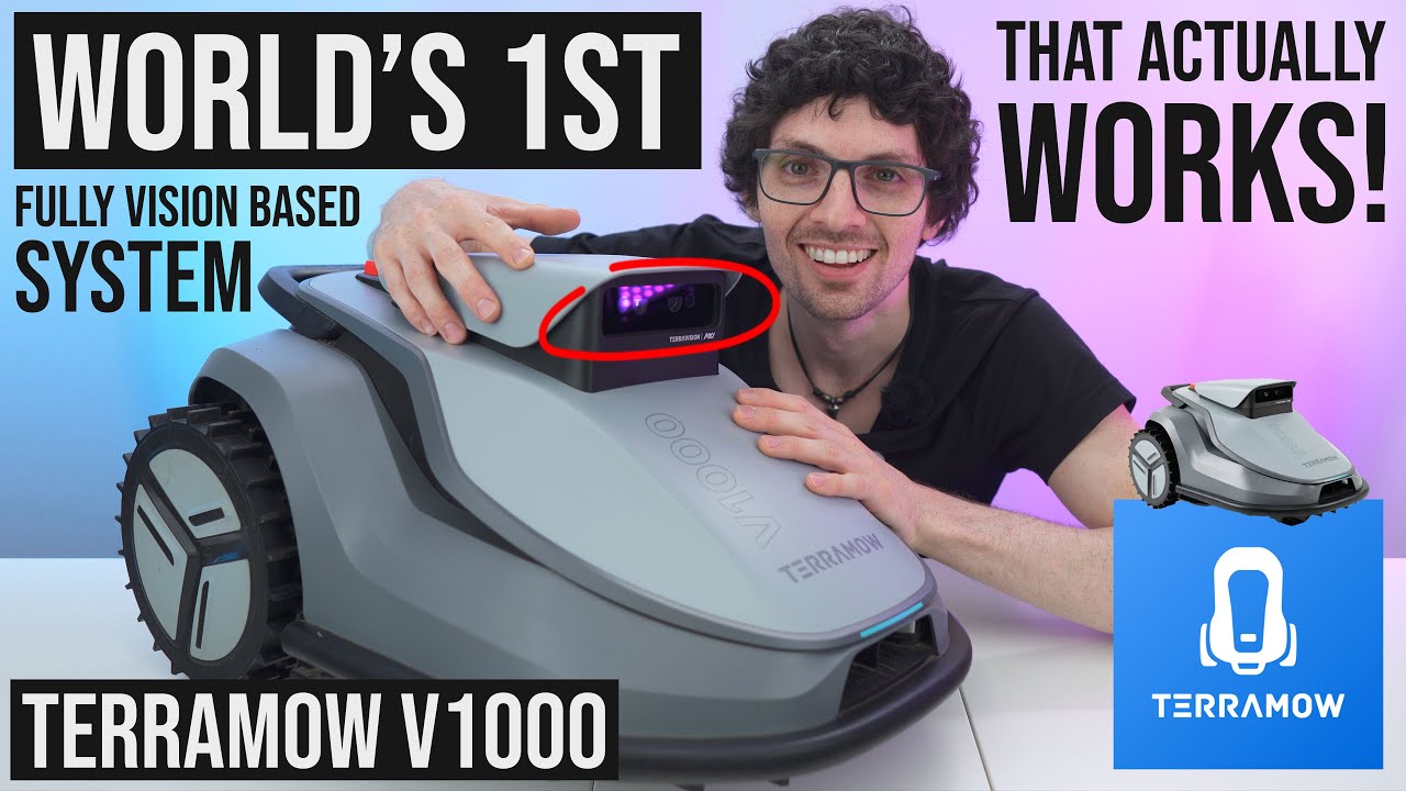 2025's Best Vision Only Lawn Mower! - TerraMow V1000 Review & Test (Simplest Smart Mower Ever)