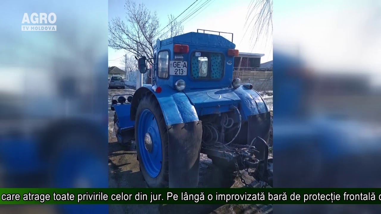 Primul tractor tunat din Moldova