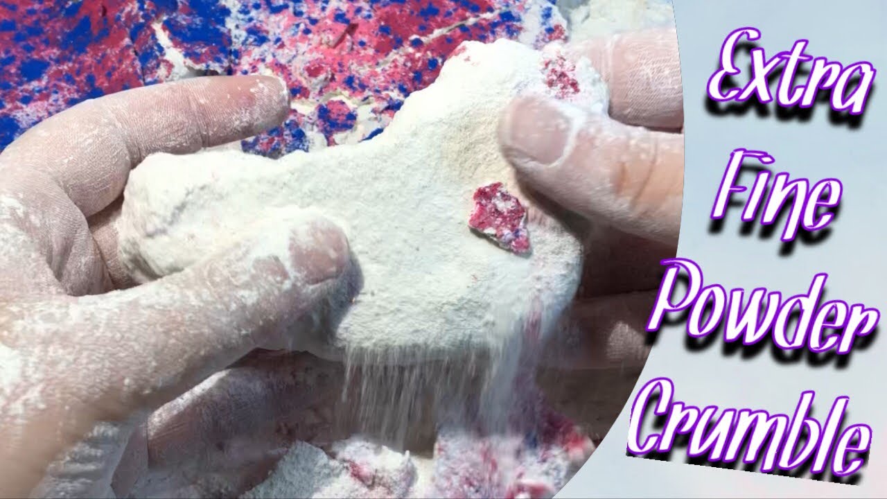 Satisfying + ASMR : Extra Fine Powder Crumbles : Powder ASMR