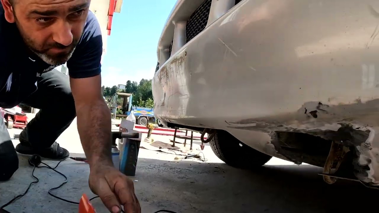 Plastik Lehim Makinem geldi / Kırık Tampone  Plastik Yama Yaptım / Plastik kaynağı