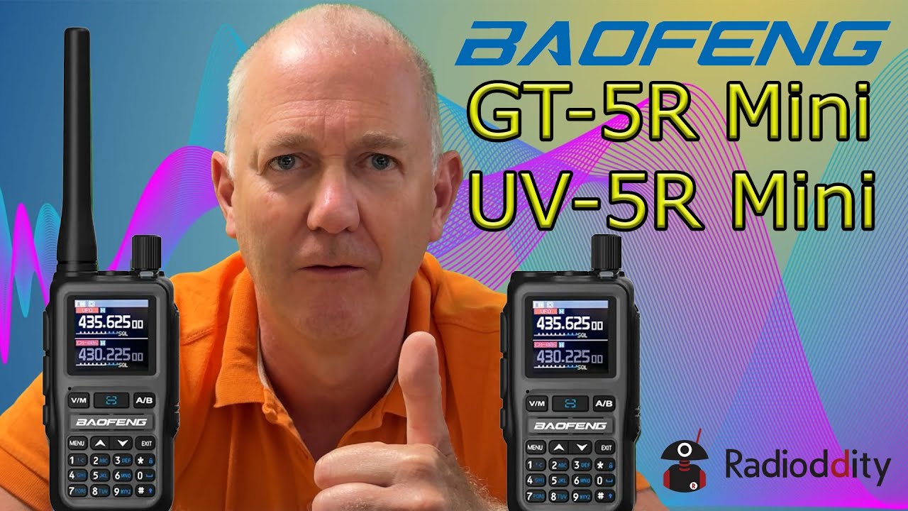 BAOFENG GT-5R (UV-5R) Mini - auspacken, Sendeleistung, Oberwellen, RX/TX Audio (deutsch/german)