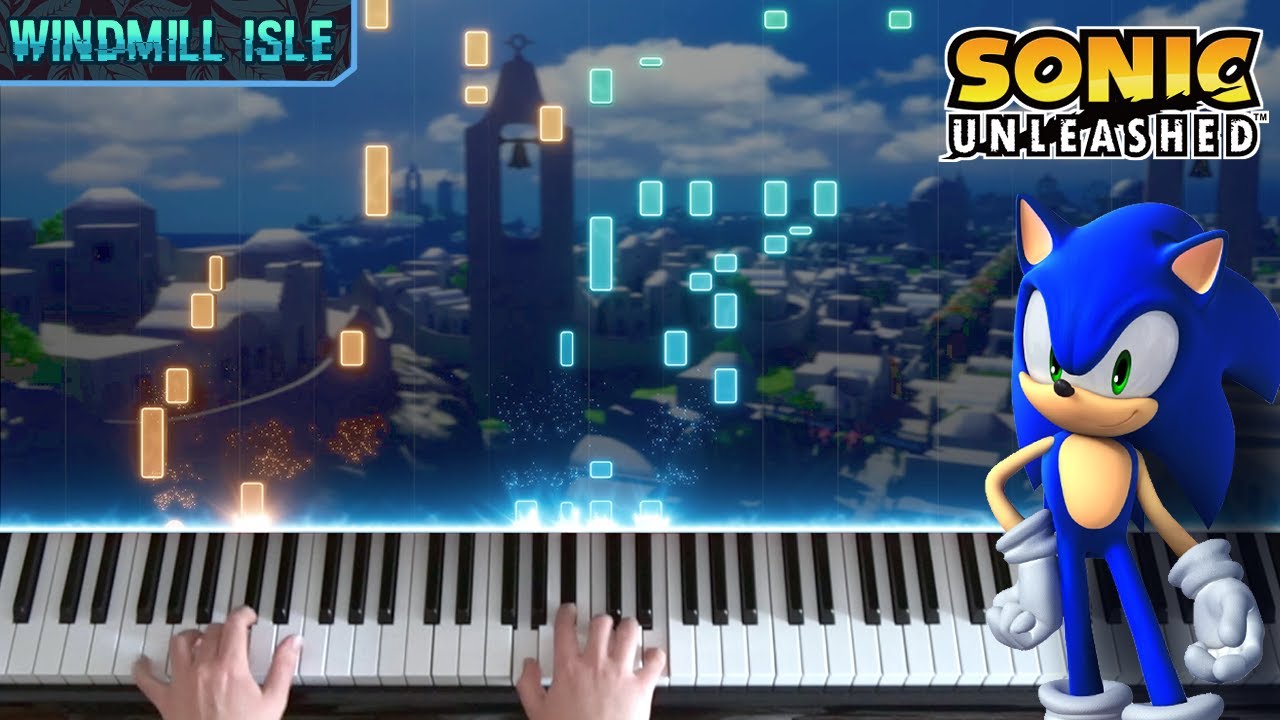 🦔 Sonic Unleashed - Windmill Isle (Day) on Piano