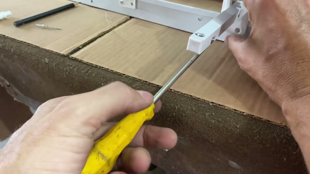 Instalação de Haste Trava Limitador Corrente Para Janela Basculante Maxim Ar