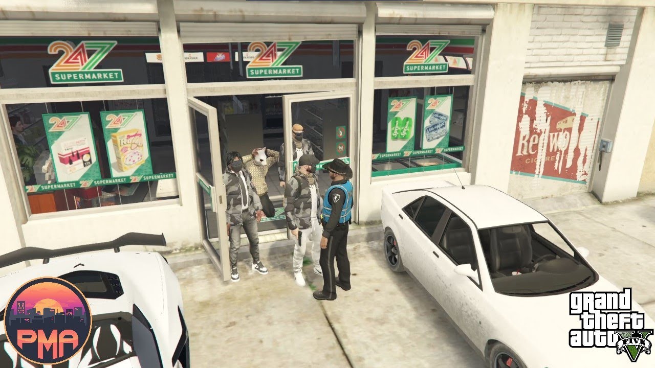 GTAV | First Shop Robbery | EP.1 Perez Walker | FiveM PMA-RP