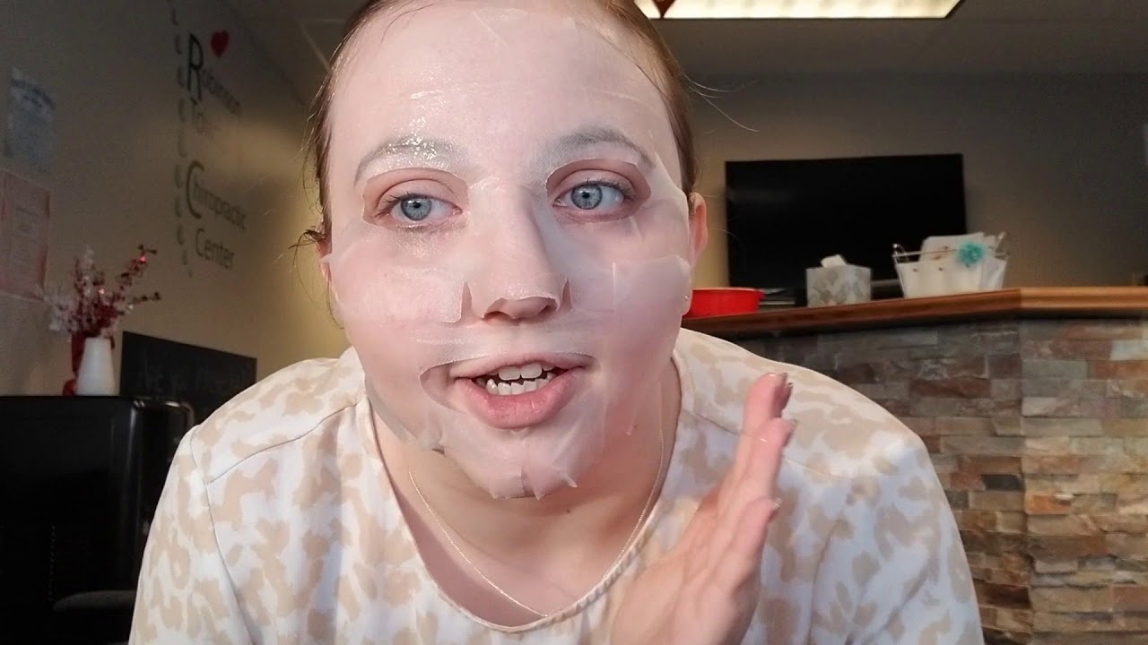 CBD Face Mask Demonstration
