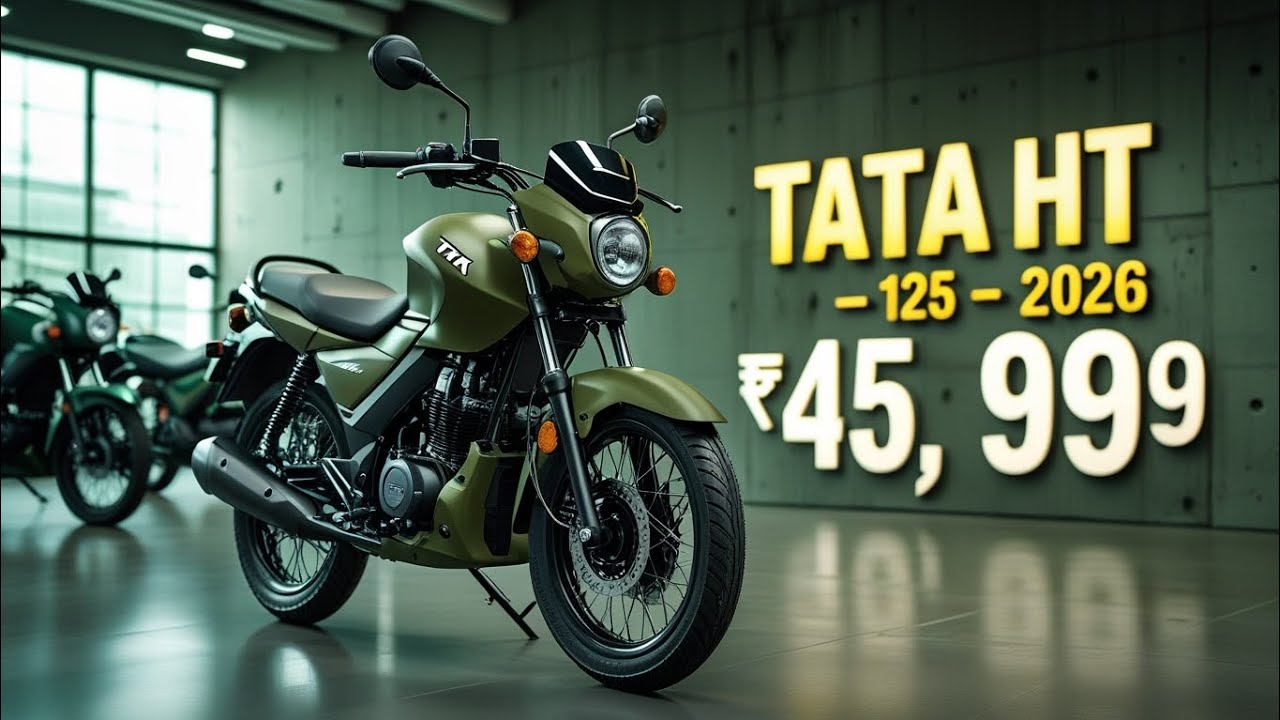 🔥 TATA HT 125 2026 🔥₹45,999 में दमदार बाइक 😱 | Olive Green | Full Review 🇮🇳