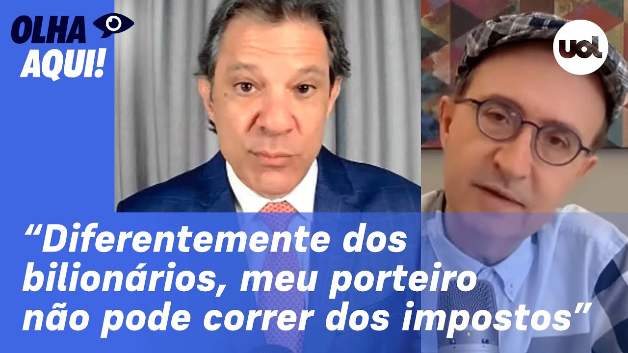 Reinaldo: Haddad fez ótima leitura da realidade em discurso no G20; taxar super-ricos funciona