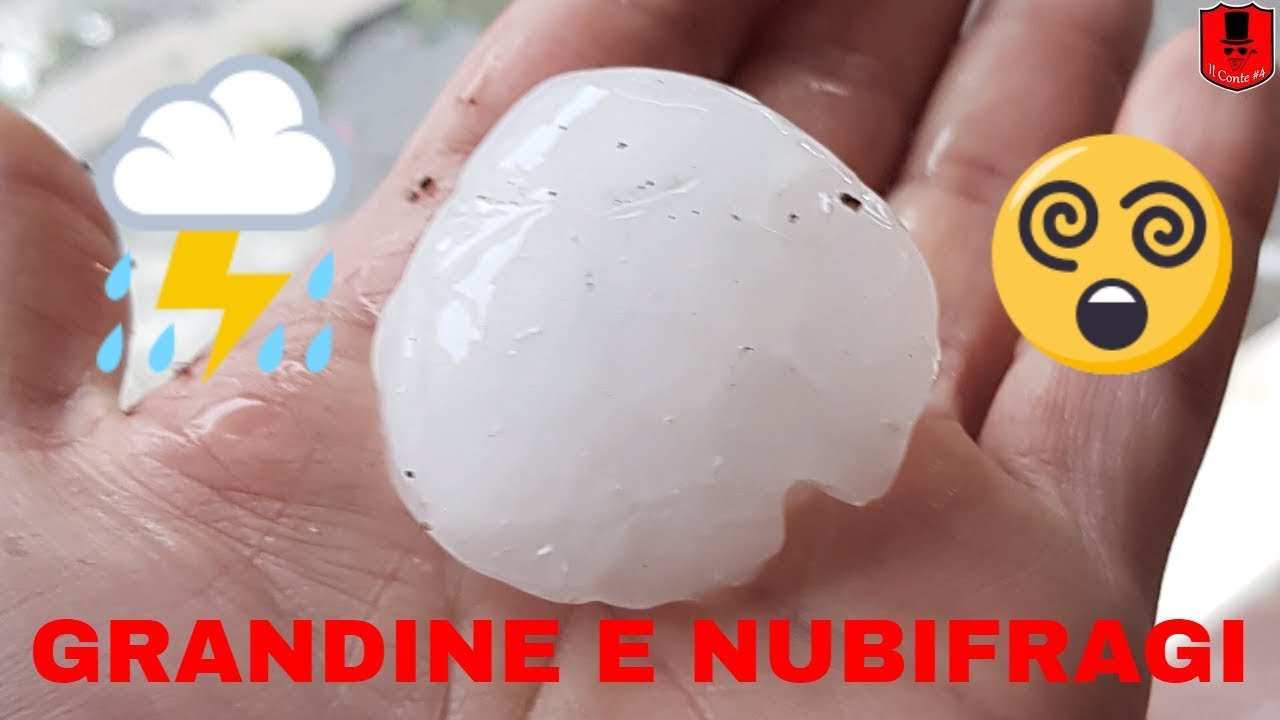 Grandine e bombe d'acqua in ABRUZZO ❄ 10/07/2019