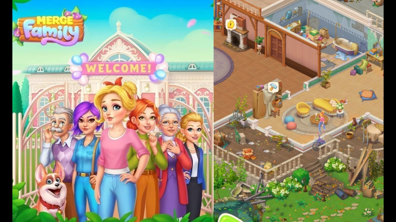 Merge Family🧁🍰 Level 22 Part 42🍫☕️