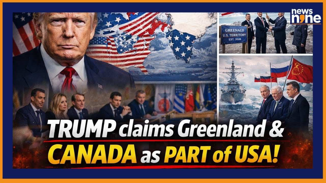 Trump Shares Map Showing Greenland and Canada as Part of the United States