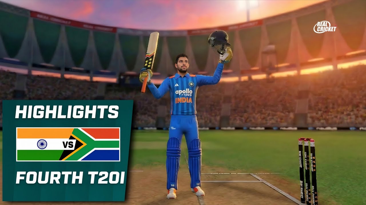 Real Cricket™| 4th T20I🏏 | IND vs SA | Enhanced Graphics✨