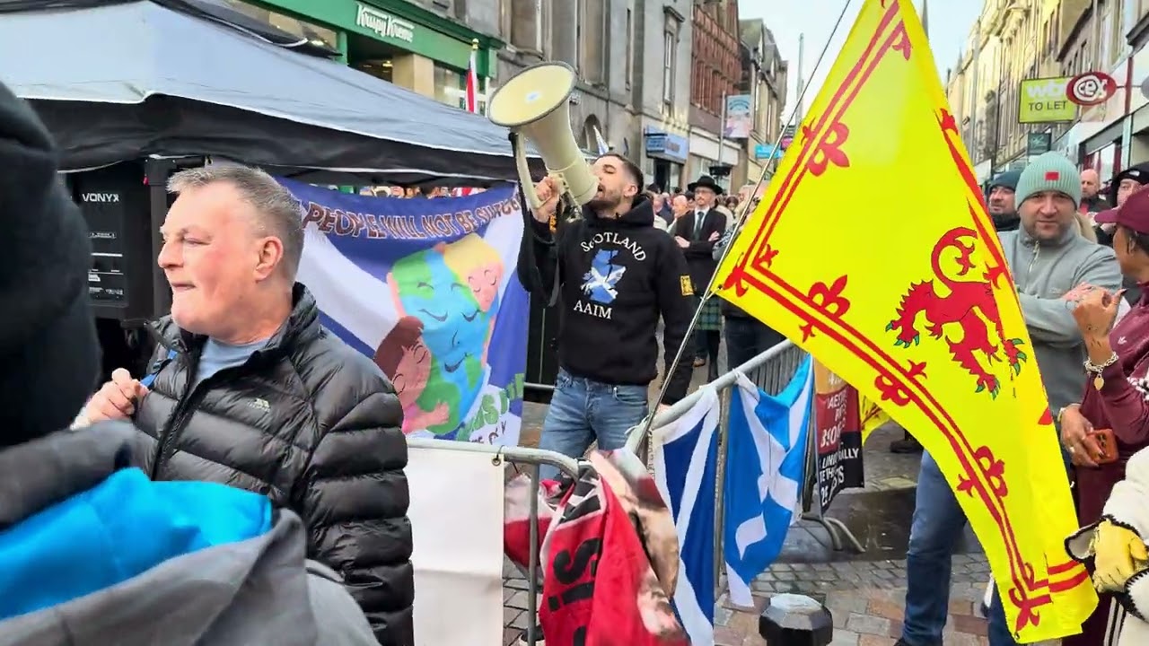Protest to house 300+ illegals in Inverness 