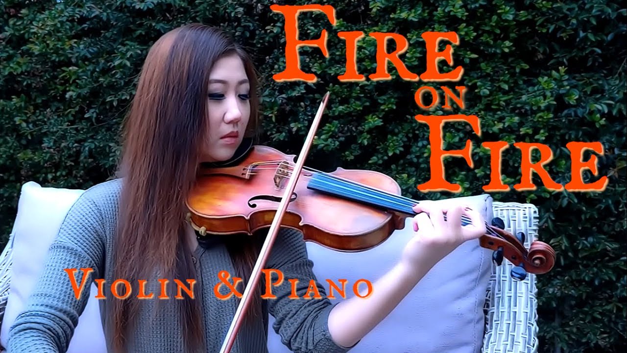 Fire On Fire - Violin Cover and Piano (Sam Smith, from Watership Down) by Michelle Jin
