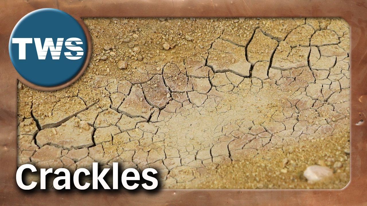 Tutorial: DIY-Crackle-Paste für Risse & Trocknungs-Effekte / Kieselgur (Modellbau, Diorama, TWS)