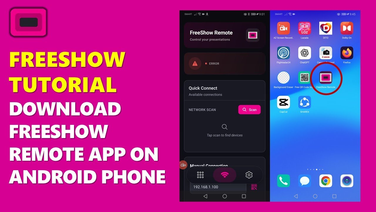 FREESHOW TUTORIAL: Download FreeShow Remote App on Android Phone #freeshow