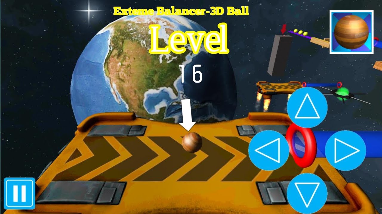 Exteme Balancer-3D Ball Level 16 Last