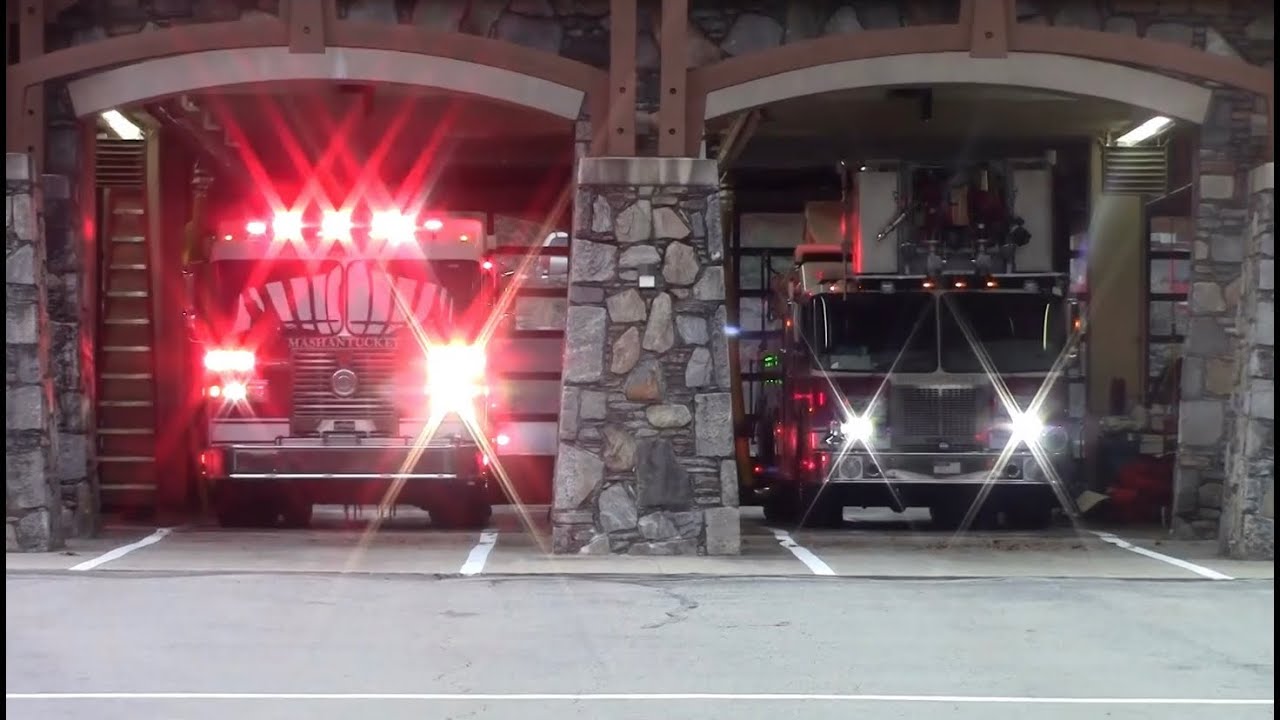 [FIRST] Mashantucket Pequot Tribal FD Engine 1, Tower 1, and F-18 responding to an AFA
